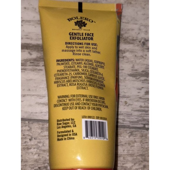 Bolero Beverly Hills Revive Facial Moisturizer Hibiscus & Rose 3fl oz Raw Sugar - Picture 3 of 3